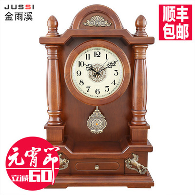歐式實木座鐘客廳大號仿古臺鐘復古裝飾鐘表擺件創(chuàng)意家居鐘表 質(zhì)量怎么樣-兄弟導購